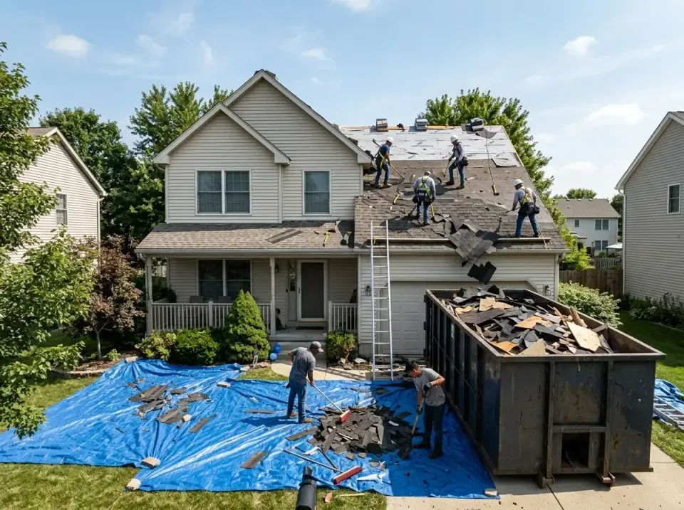 roof-replacement-debris-remova-004 — frequently asked questions, Cheapest Dumpster Rentals in Big Bear City, CA